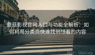 蘑菇影视官网入口与功能全解析：如何利用分类页快速找到想看的内容