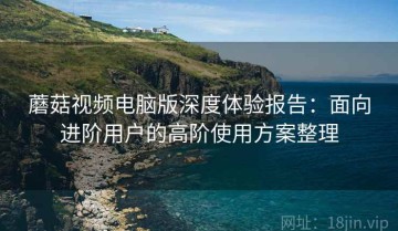 蘑菇视频电脑版深度体验报告：面向进阶用户的高阶使用方案整理