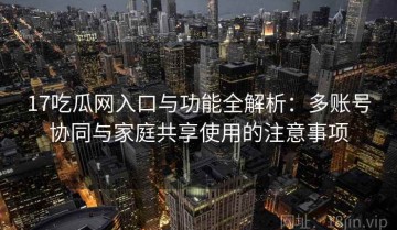 17吃瓜网入口与功能全解析：多账号协同与家庭共享使用的注意事项