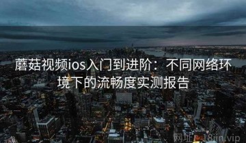 蘑菇视频ios入门到进阶：不同网络环境下的流畅度实测报告