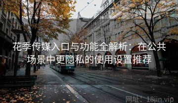 花季传媒入口与功能全解析：在公共场景中更隐私的使用设置推荐