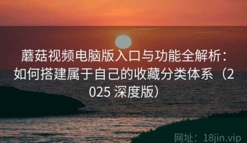蘑菇视频电脑版入口与功能全解析：如何搭建属于自己的收藏分类体系（2025 深度版）