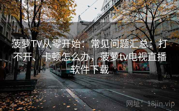 菠萝TV从零开始：常见问题汇总：打不开、卡顿怎么办，菠萝tv电视直播软件下载