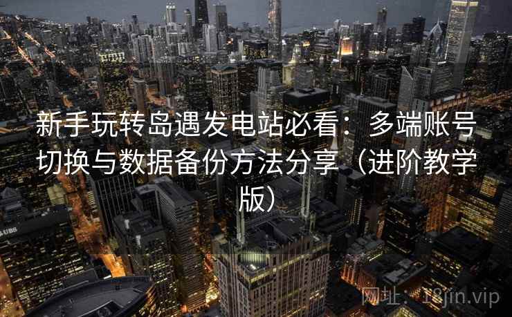 新手玩转岛遇发电站必看：多端账号切换与数据备份方法分享（进阶教学版）