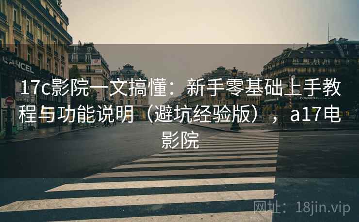 17c影院一文搞懂：新手零基础上手教程与功能说明（避坑经验版），a17电影院