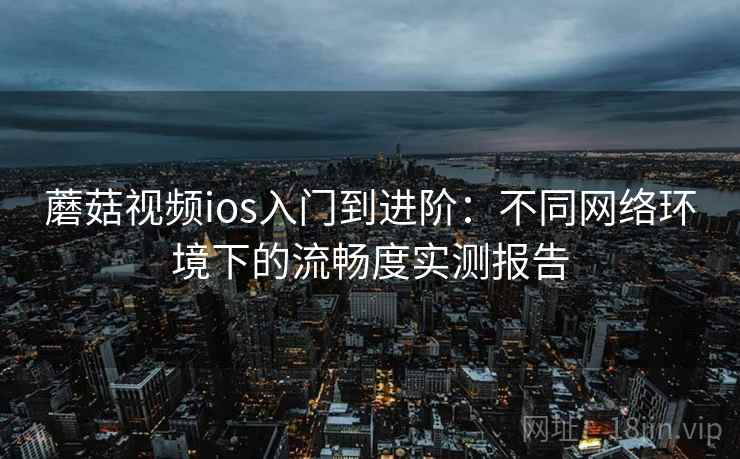 蘑菇视频ios入门到进阶：不同网络环境下的流畅度实测报告